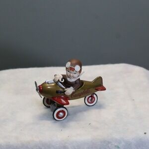 Campbell Kid Pilot Airplane Figurine Ceramic Collectible Vintage‎ Decor